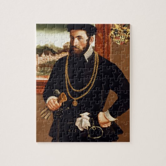 Portret van Anton Rummel von Liechtenan Legpuzzel (Verticaal)