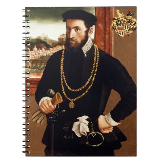 Portret van Anton Rummel von Liechtenan Notitieboek (Voorkant)