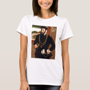 Portret van Anton Rummel von Liechtenan T-shirt