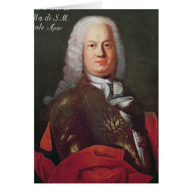 Portret van Antonio Caldara (Voorkant)