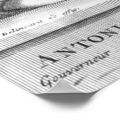 Portret van Antony van Diemen Poster (Hoek)