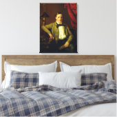 Portret van Apollon Maykov, 1840 Canvas Afdruk (Insitu (Slaapkamer))