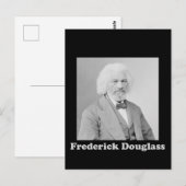 Portret van apotionist Frederick Douglass Briefkaart (Voorkant / Achterkant)
