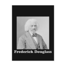 Portret van apotionist Frederick Douglass