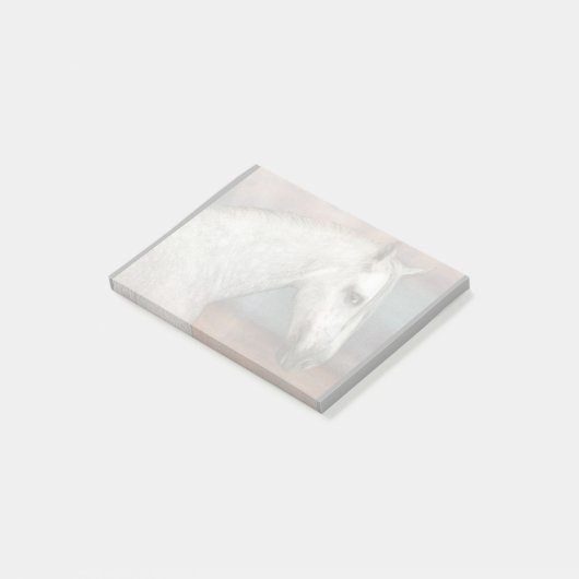 Portret van apple Gray Andalusië Post-it® Notes (Schuin)