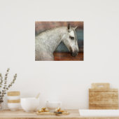 Portret van apple Gray Andalusië Poster (Keuken)