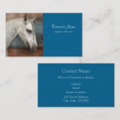 Portret van apple Gray Andalusië Visitekaartje (Voorkant / Achterkant)