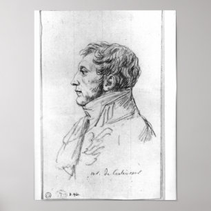 Portret van Armand Augustin Louis Poster