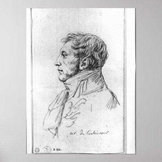 Portret van Armand Augustin Louis Poster (Voorkant)