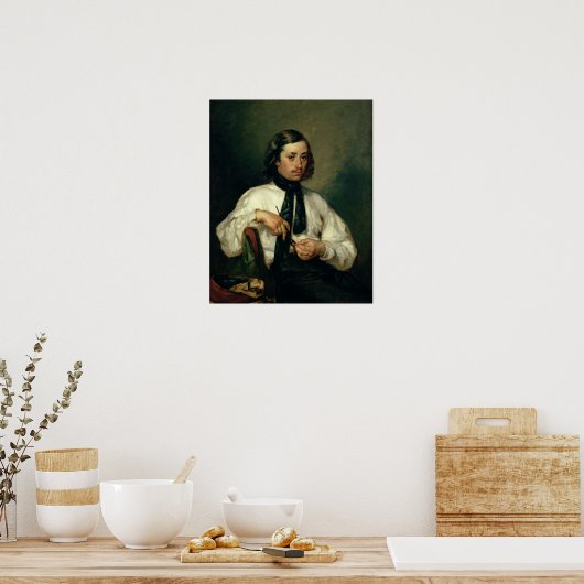 Portret van Armand Ono, bekend als het Man met Poster (Keuken)