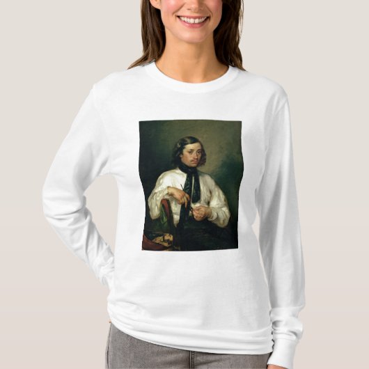 Portret van Armand Ono, bekend als het Man met T-shirt (Voorkant)
