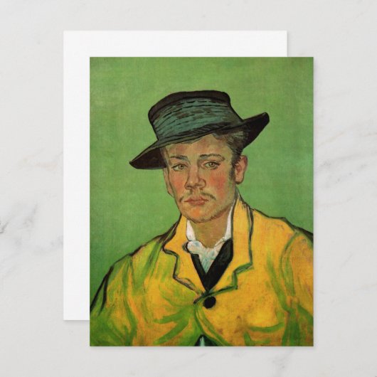 Portret van Armand Roulin door Vincent van Gogh (Voorkant / Achterkant)
