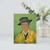 Portret van Armand Roulin door Vincent van Gogh Briefkaart (Staand voorkant)