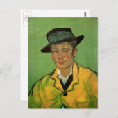 Portret van Armand Roulin door Vincent van Gogh Briefkaart (Voorkant / Achterkant)
