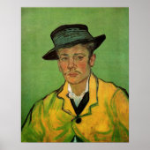 Portret van Armand Roulin door Vincent van Gogh Poster (Voorkant)