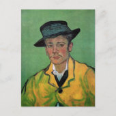 Portret van Armand Roulin, Van Gogh Fine Art Briefkaart (Voorkant)