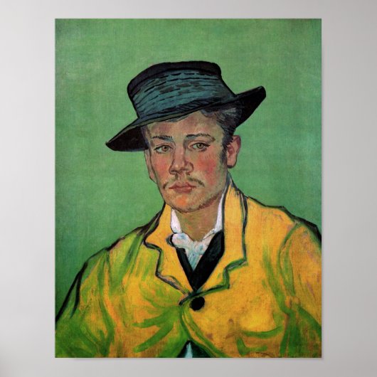 Portret van Armand Roulin Van Gogh Fine Art Poster (Voorkant)