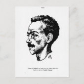 Portret van Arthur Rimbaud Briefkaart (Voorkant)