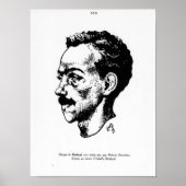 Portret van Arthur Rimbaud Poster (Voorkant)