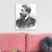 Portret van Arthur Schnitzler Canvas Afdruk (Insitu (Woonkamer))