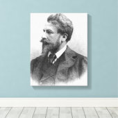 Portret van Arthur Schnitzler Canvas Afdruk (Insitu (Houten vloer))