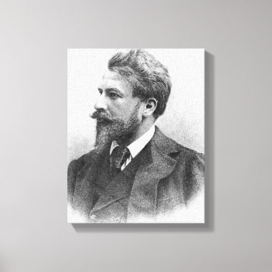 Portret van Arthur Schnitzler Canvas Afdruk (Voorkant)