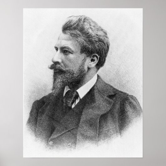 Portret van Arthur Schnitzler Poster (Voorkant)