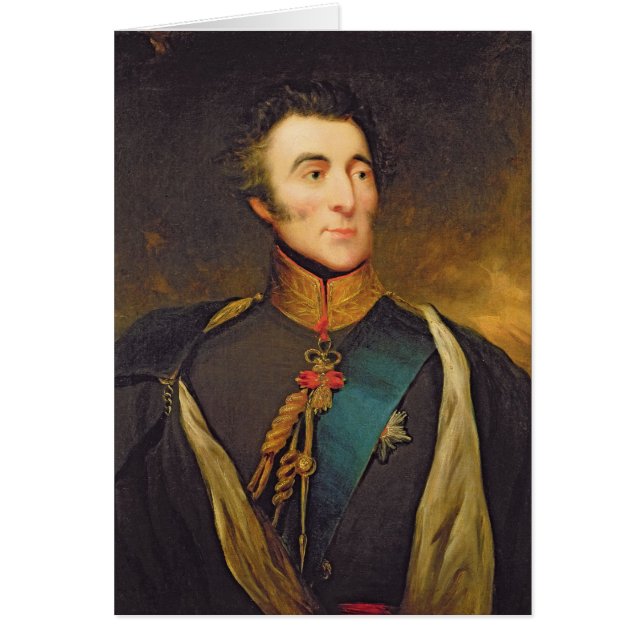 Portret van Arthur Wellesley (Voorkant)