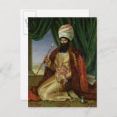 Portret van Asker-Khan, ambassadeur van Perzië Briefkaart (Voorkant / Achterkant)