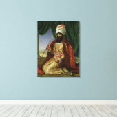 Portret van Asker-Khan, ambassadeur van Perzië Canvas Afdruk (Insitu (Houten vloer))