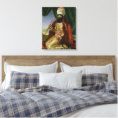 Portret van Asker-Khan, ambassadeur van Perzië Canvas Afdruk (Insitu (Slaapkamer))