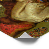 Portret van Asker-Khan, ambassadeur van Perzië Poster (Hoek)