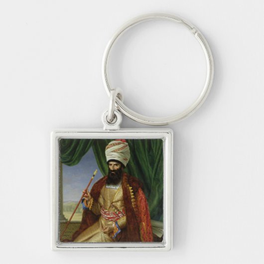 Portret van Asker-Khan, ambassadeur van Perzië Sleutelhanger (Voorkant)
