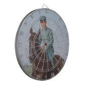 Portret van Attilio Triboletti (Cavalry Soldier) Dartbord (Voorkant Links)