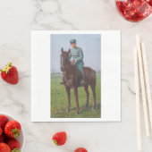 Portret van Attilio Triboletti (Cavalry Soldier) Servet (Insitu)