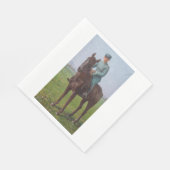 Portret van Attilio Triboletti (Cavalry Soldier) Servet (Hoek)