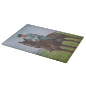 Portret van Attilio Triboletti (Cavalry Soldier) Snijplank (Hoek)