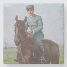 Portret van Attilio Triboletti (Cavalry Soldier)