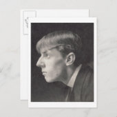 Portret van Aubrey Beardsley (1872-1998) van Frede Briefkaart (Voorkant / Achterkant)