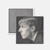 Portret van Aubrey Beardsley (1872-1998) van Frede Magneet (Voorkant / Achterkant)