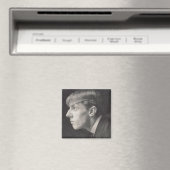 Portret van Aubrey Beardsley (1872-1998) van Frede Magneet (Insitu (Vaatwasser))