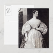 Portret van Augusta Ada Byron Briefkaart (Voorkant / Achterkant)