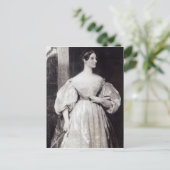 Portret van Augusta Ada Byron Briefkaart (Staand voorkant)