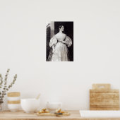 Portret van Augusta Ada Byron Poster (Keuken)