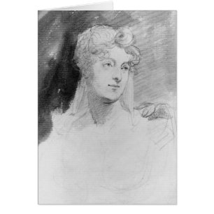 Portret van Augusta Leigh