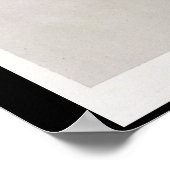 Portret van Auguste Comte, Franse filosoof Poster (Hoek)