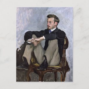 Portret van Auguste Renoir, 1867 Briefkaart