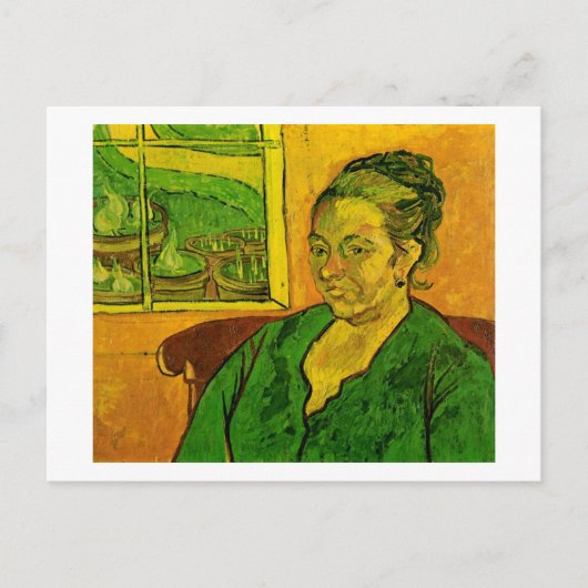 Portret van Augustine Roulin, Van Gogh Fine Art Briefkaart (Voorkant)