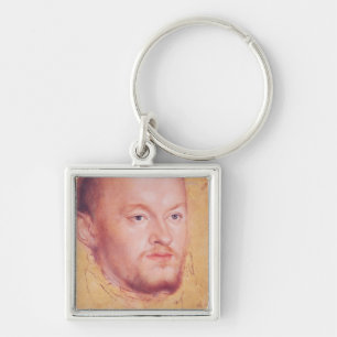 Portret van Augustus I Elector van Saksen Sleutelhanger