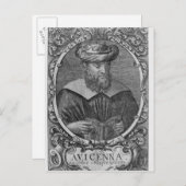 Portret van Avicenna Reading Briefkaart (Voorkant / Achterkant)
